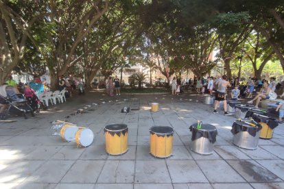 Instrumentos de percusión.