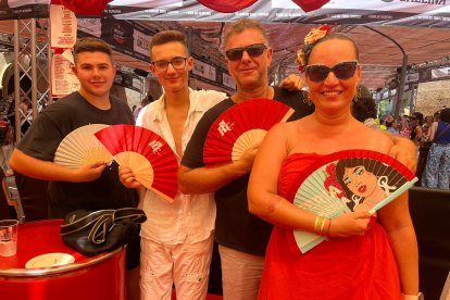 La familia Melero Herrera no se pierde ni un año la Feria de Mediodía en la capital.