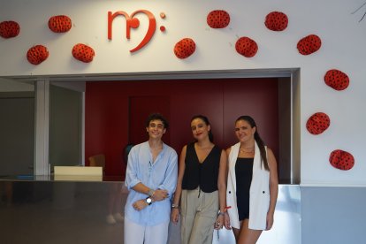 Joaquín Sánchez, María Hidalgo y Marta Gómez.