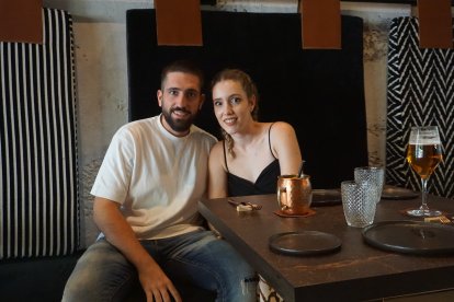 Jorge Aguilar y Pilar Alcalá disfrutando del domingo.