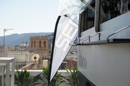 La Cadena SER, presente en la azotea.