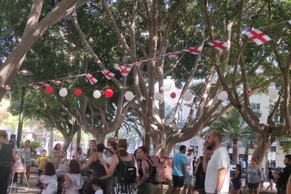 Celebración de la actividad en el parque