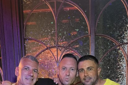 Miguel, Enrique y Pepe.