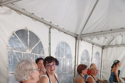 Los concursantes, durante la fase de preselección.