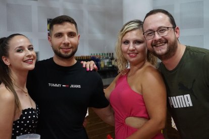 Lucía, Daniel, Miriam y Miguel.