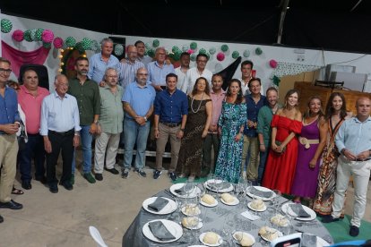 Autoridades políticas del PP visitaron la caseta del CSIF.