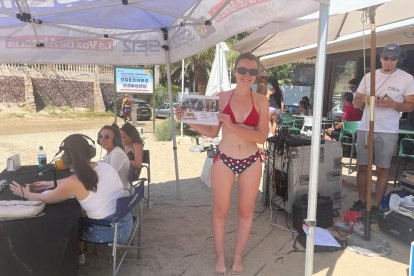 Marina Llodi ha sido una de las afortunadas del día con un bono para Extreme Adventure en Mojácar.