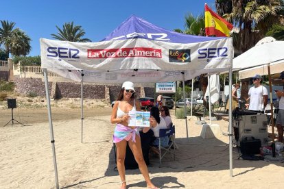 Marisa Parra ha ganado un bono para canjear en el Restaurante Neptuno en Mojácar.