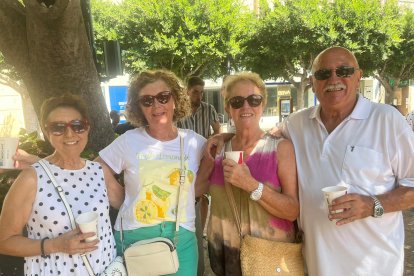 Ernesta, Manolo, Carmen y Antoñita son un grupo de militares de Almería y Galicia.