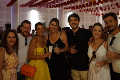 Javier, María del Mar, José, Paqui, Yasmine, Ran y Lourdes.