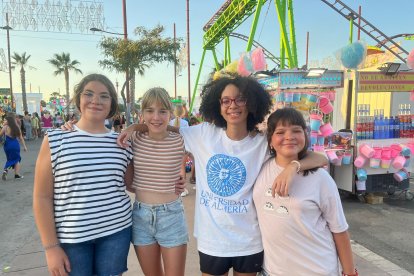 Ana Ropero, Daniela, Carolina y Lucía de Almería.