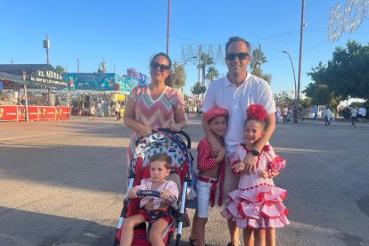 La familia Ureña no falta ningún año a la cita del Día del Niño.
