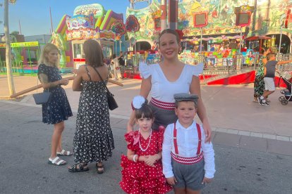 Noemí, José Javier y Cindia se Los Albaricoques.