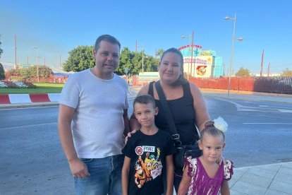 La familia Sánchez Marín de Almería no se pierde ningún año el Día del Niño.