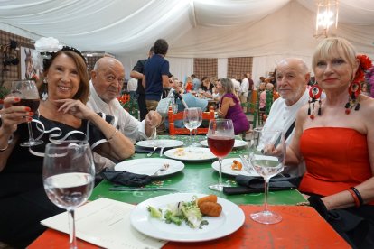 María Angustias de las Heras, Lola Jiménez, Ramón Herrera y Pedro Molina, antiguo rector de la Universidad de Almería.