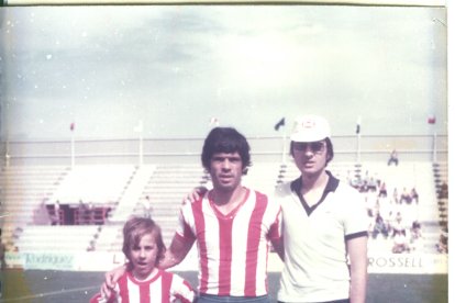 Gregoio Mollejo con Luis y Antonio Fernández (socio 520).