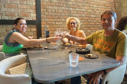 Patricia Guirado, Nuria Rodríguez y David Morales.