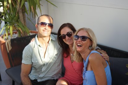 Juan Colmenero, Ana Teresa y Yolanda Pachón.