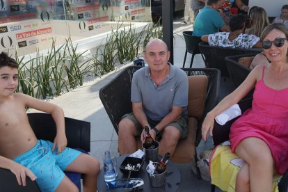 Laura, Pau y Donofre.