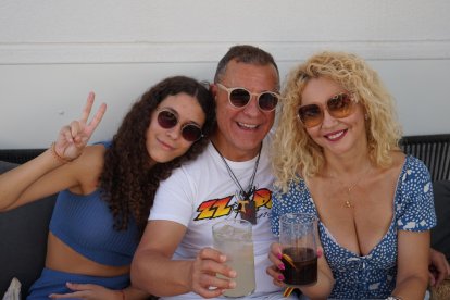 José Enrique Ibarra, Laura Ibarra y Ana García.