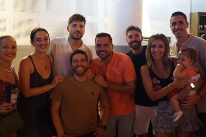 Rubén Rosales, Lorena Rodríguez, Leticia, Juan, Daniel García, Carlos Cintas, Marina Cruz, Juanma Rodríguez, Jesús López y Leire.