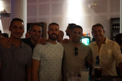 Miguel Ángel, Carlos, Luismi, Raúl y Juan.