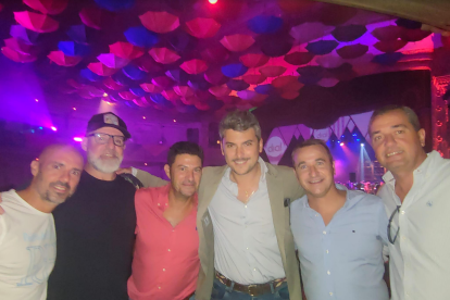 Juanjo Quesada (Manzanares), Miranda (Escuela EDA), Emilio Gongora (Beam Suntory), Alvaro Díaz, Javier Meroño y Jaime Villa (Heineken España).