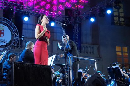 Concierto de la OCAL en la Feria 2023 con la soprano Leonor Bonilla como solista.