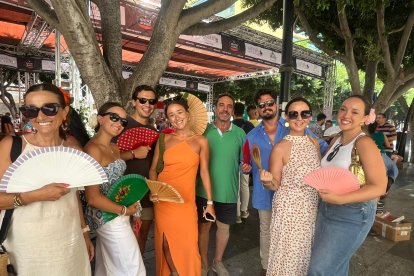 Para la familia Noguera de Aguadulce y Murcia es tradición visitar la Feria en familia.