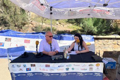 El alcalde de Cuevas del Almanzora, Antonio Fernández Liria junto a Marina Ginés.