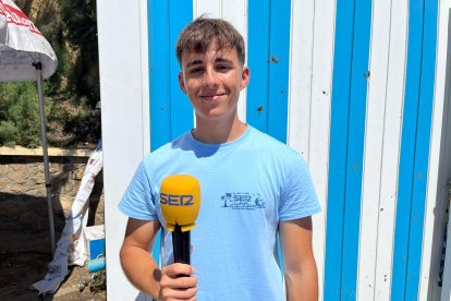 Álvaro Casquet, ha sido el encargado del micrófono inalámbrico este verano.