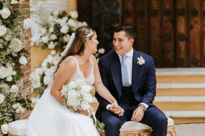 Nerea Camacho y Gonzalo Velasco se han casado tras cuatro años de noviazgo.