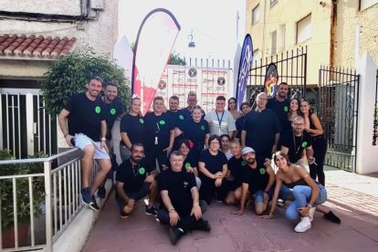 El equipo de camareros y camareras de Disco Pub Scorpio y Bar Frandi dieron un servicio inmejorable en la feria de mediodía.