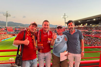 Almeerienses en Granada con La Roja. 