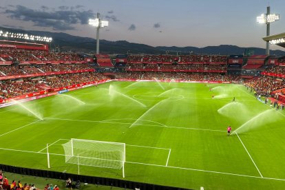 El Estadio de Los Cármenes. 