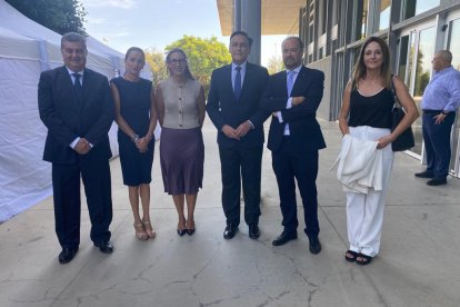 Parte del equipo de la Consejería de Universidad de la Junta.