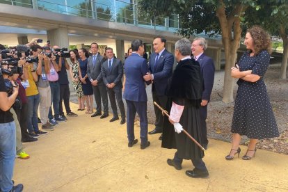 Principales autoridades invitadas al acto.