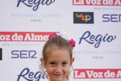 La flamenca Rocío muestra su desparpajo y talento en el photocall.