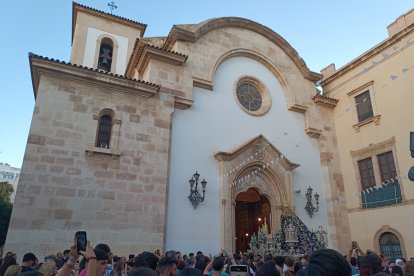 La Merced, entrando en el Santuario de la Virgen del Mar.