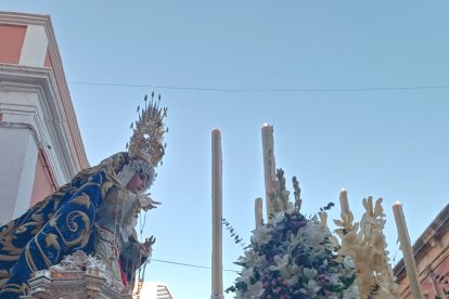 La Merced, con las últimas luces del día. 