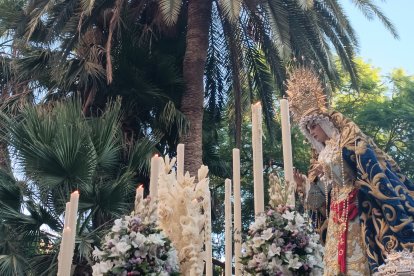 La Merced, inédita: sin palio y en la plaza Bendicho.