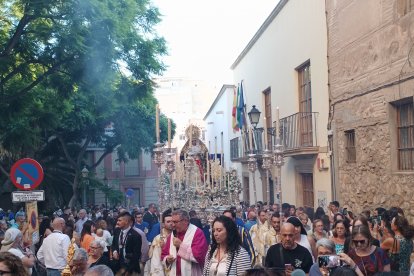 La Merced, inédita: sin palio y en la plaza Bendicho.