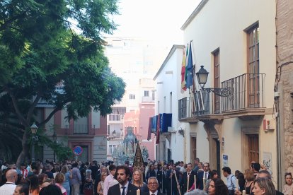La Merced, inédita: sin palio y en la plaza Bendicho.