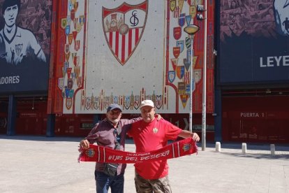 Paco Sánchez, de la Peña Los Molinos y Luis Sánchez, de la Peña La Fuensanta.