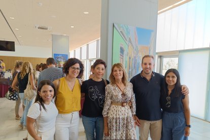 Los compañeros de CASI: Isabel, Belén, Isabel, Bienvenida, Alberto y Karen.