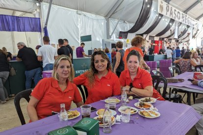 Eva, Maribel y Gabi.