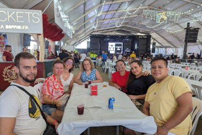 Desde la empresa Hermanos Chumbos también acudieron a la feria.