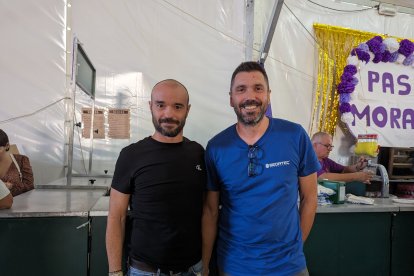 Miguel y Pedro de la empresa Sedatec.