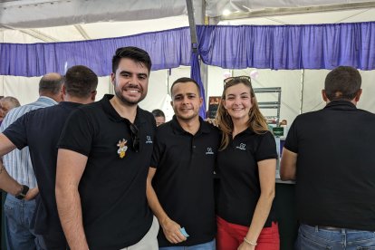 Alberto, Juanma y Gloria de Primaflor.