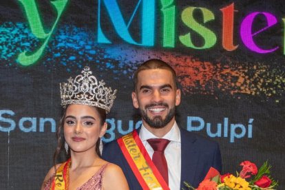 Montse Sánchez y Daniel Valdivieso Mis y Míster de la Feria de San Miguel 2023.